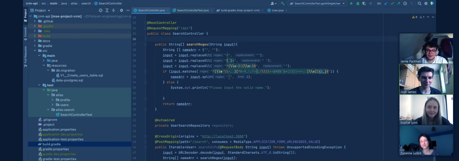 Team Search screen shot crop